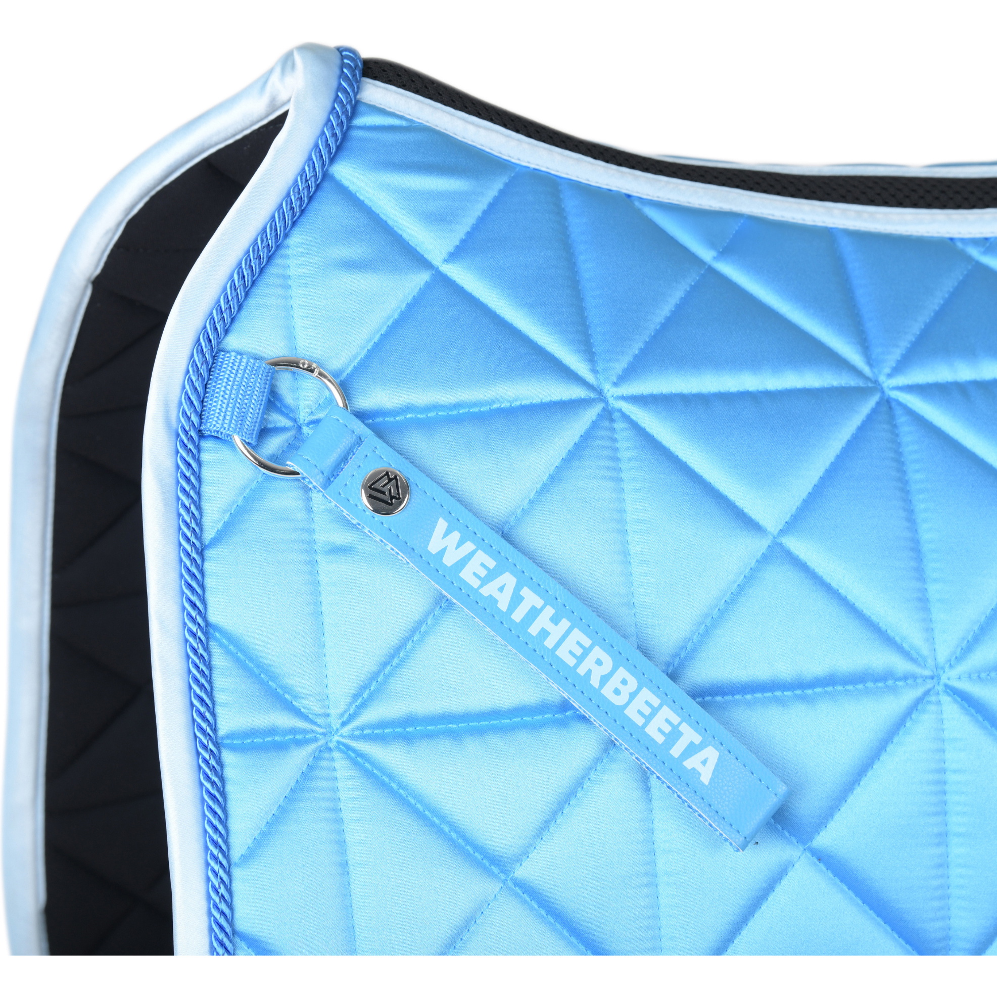 2026 WeatherBeeta Satin Luxe Air-Tec Dressage Saddle Pad 1030348011 - Bright Blue